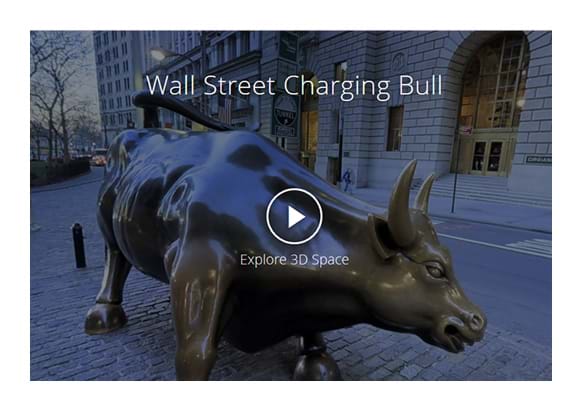 Wall Street Charging Bull 3D